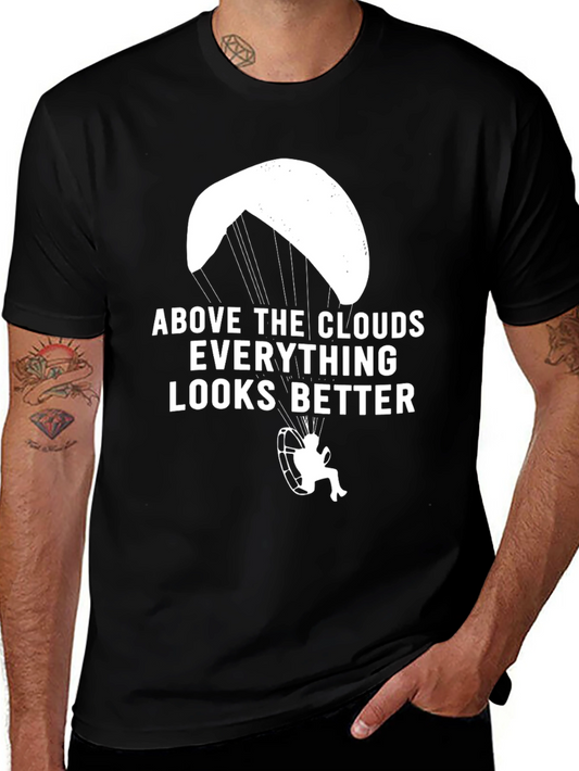 Above The Clouds T-Shirt: Paramotor Design