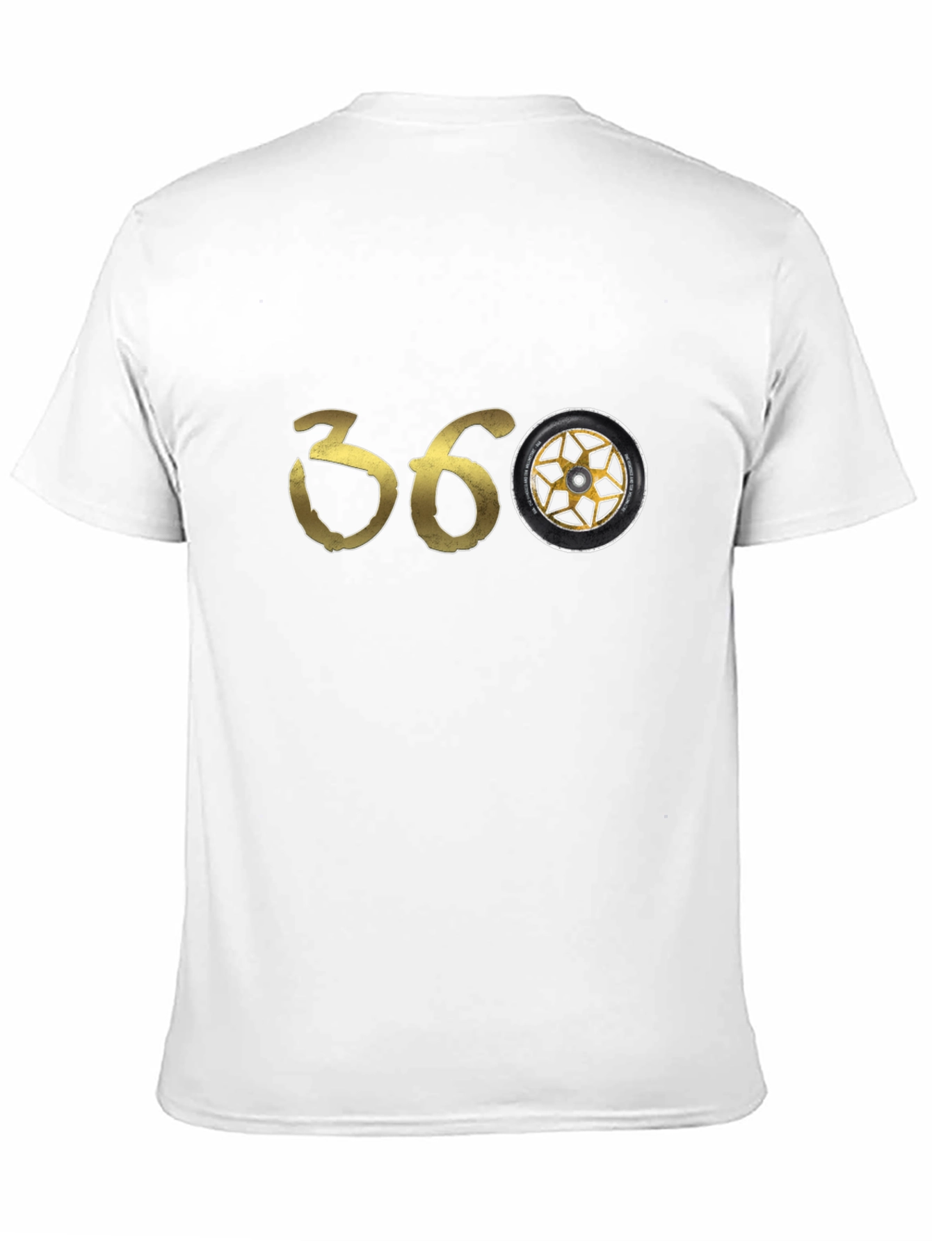 360 Wheel Spin Black T-Shirt
