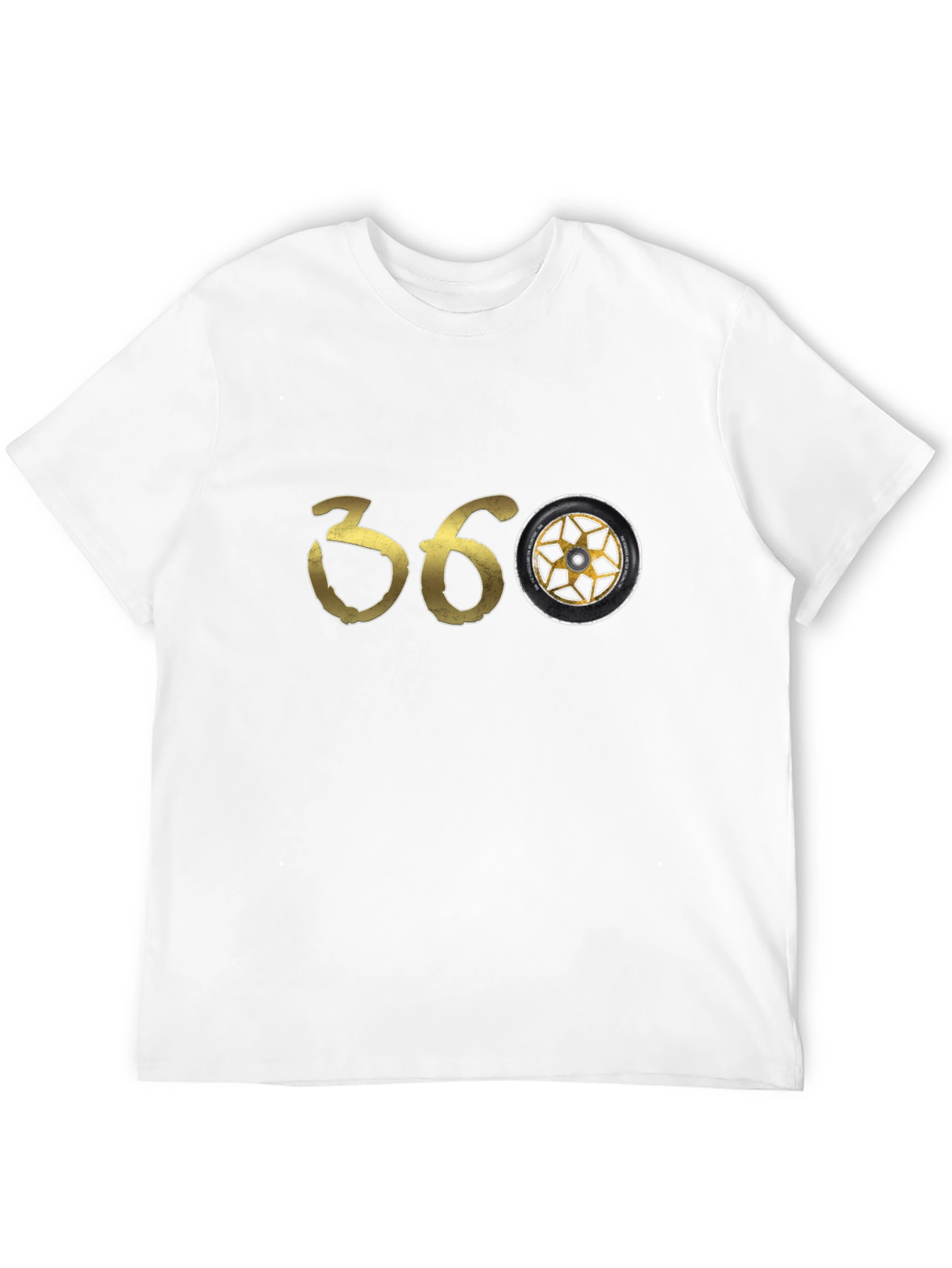 360 Wheel Spin Black T-Shirt