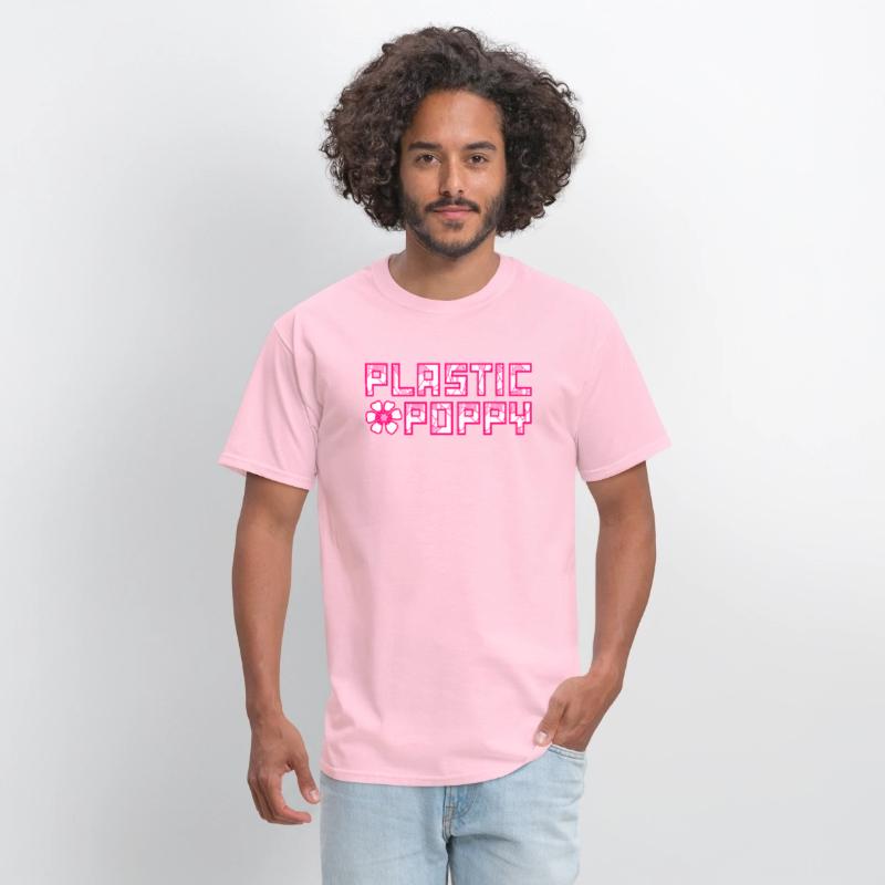 Plastic Poppy™ Hot Pink & White Logo