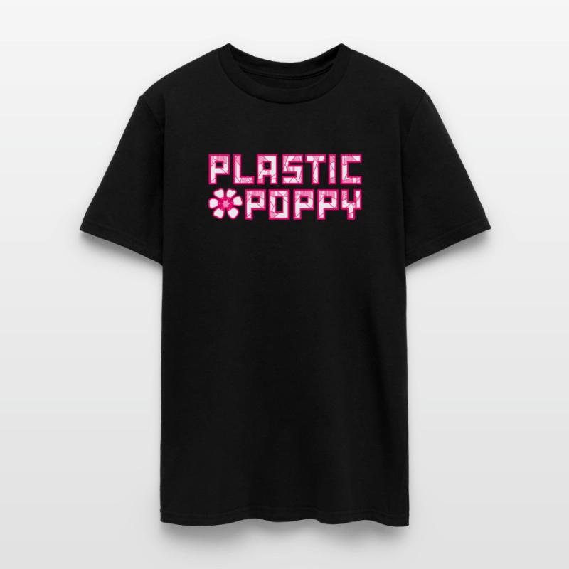 Plastic Poppy™ Hot Pink & White Logo