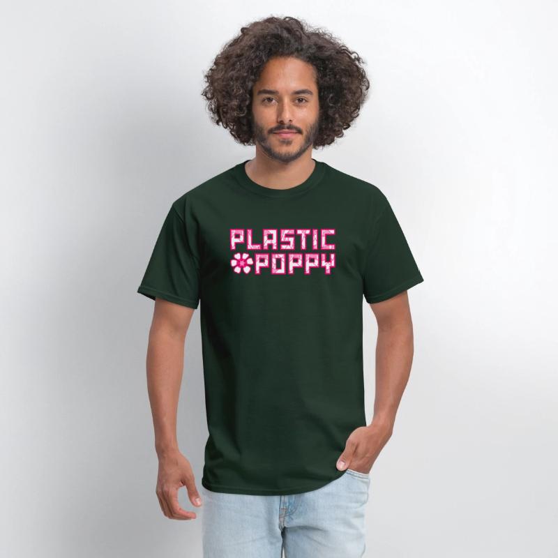 Plastic Poppy™ Hot Pink & White Logo