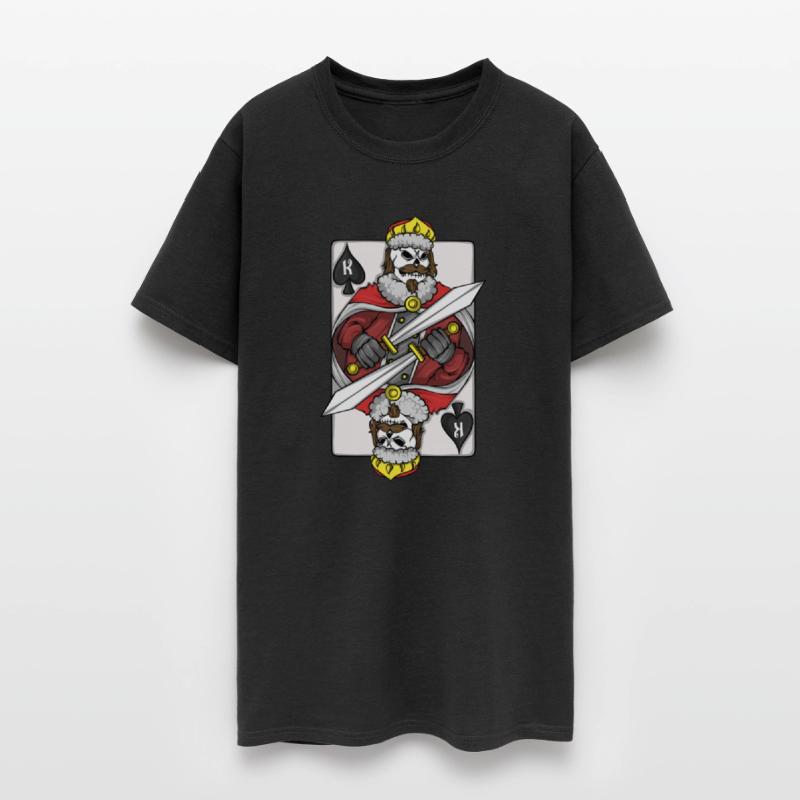 Poker Player King Poker Card Skeleton Gambler