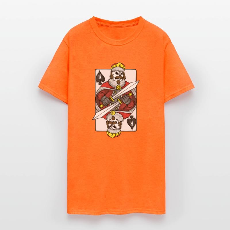 Poker Player King Poker Card Skeleton Gambler