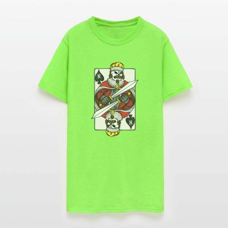 Poker Player King Poker Card Skeleton Gambler