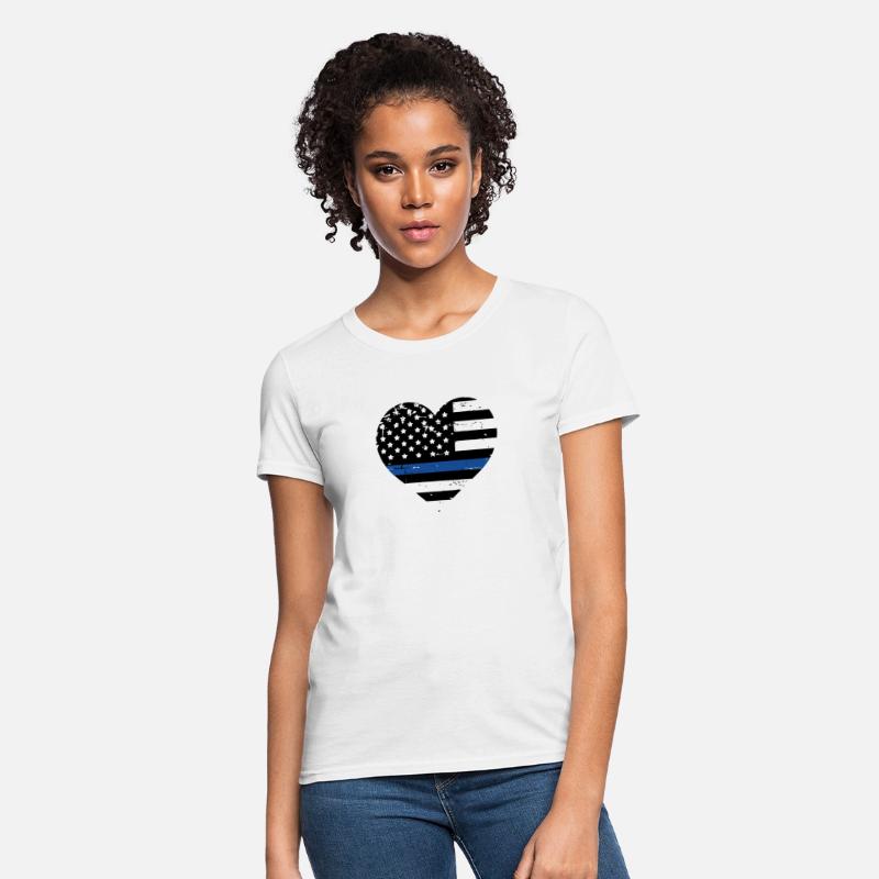 Police Wife I'Ve Got His Six Thin Blue Line Flag H