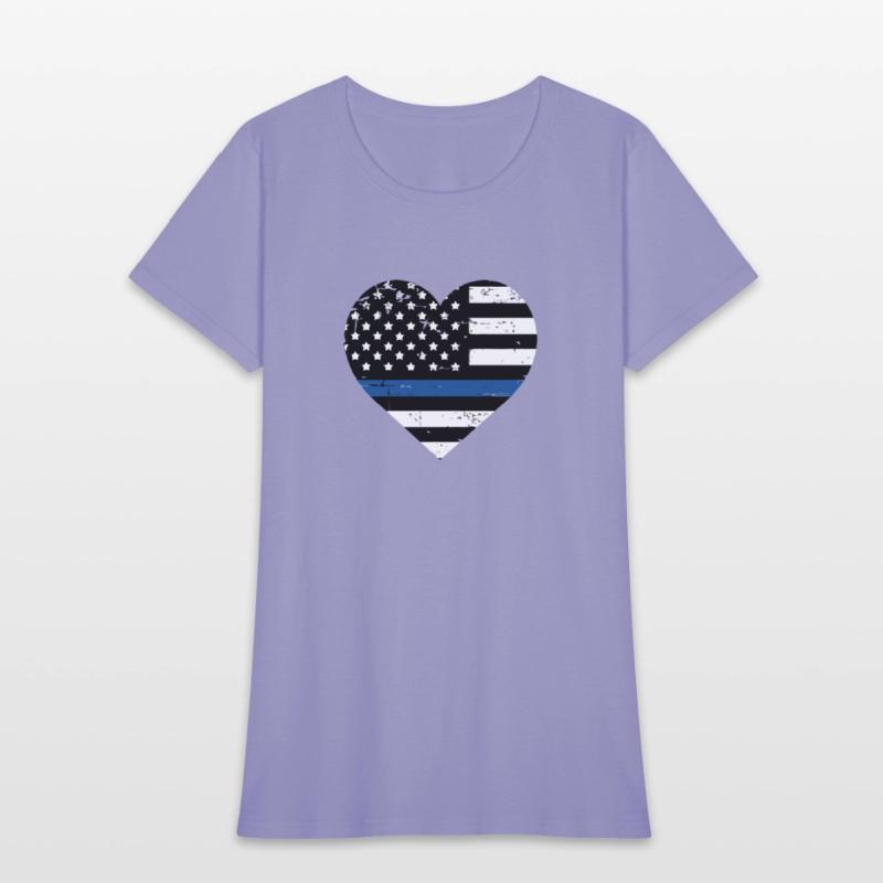 Police Wife I'Ve Got His Six Thin Blue Line Flag H