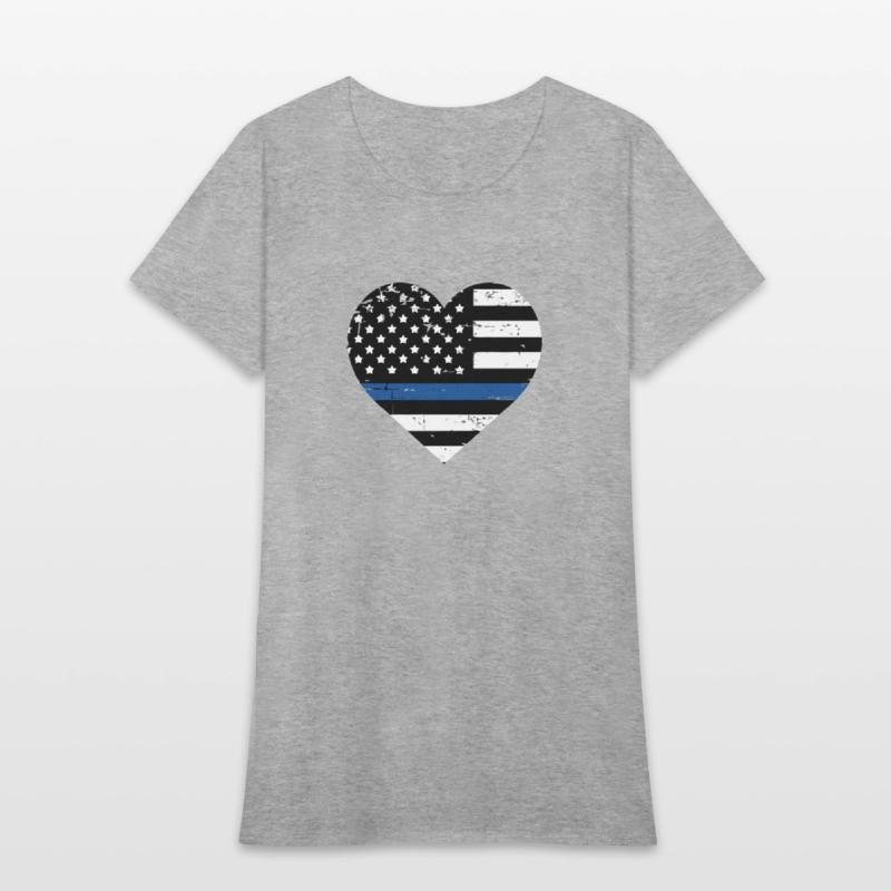 Police Wife I'Ve Got His Six Thin Blue Line Flag H