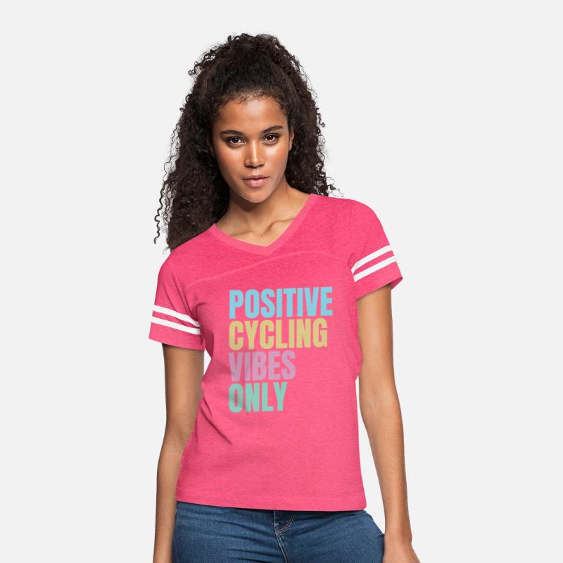 Positive cycling vibes only, bike slogan
