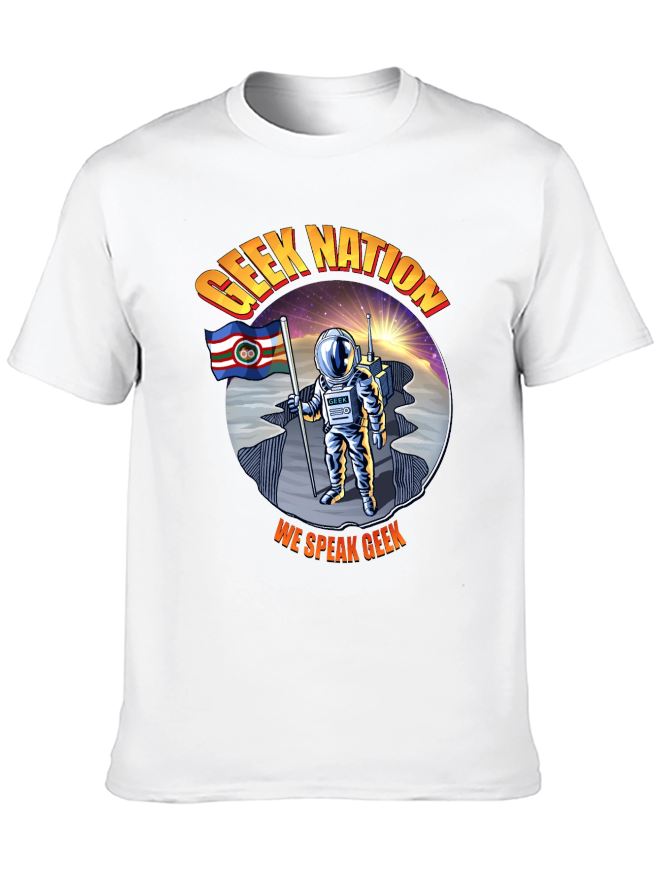Geek Nation T-Shirt: Astronaut Design