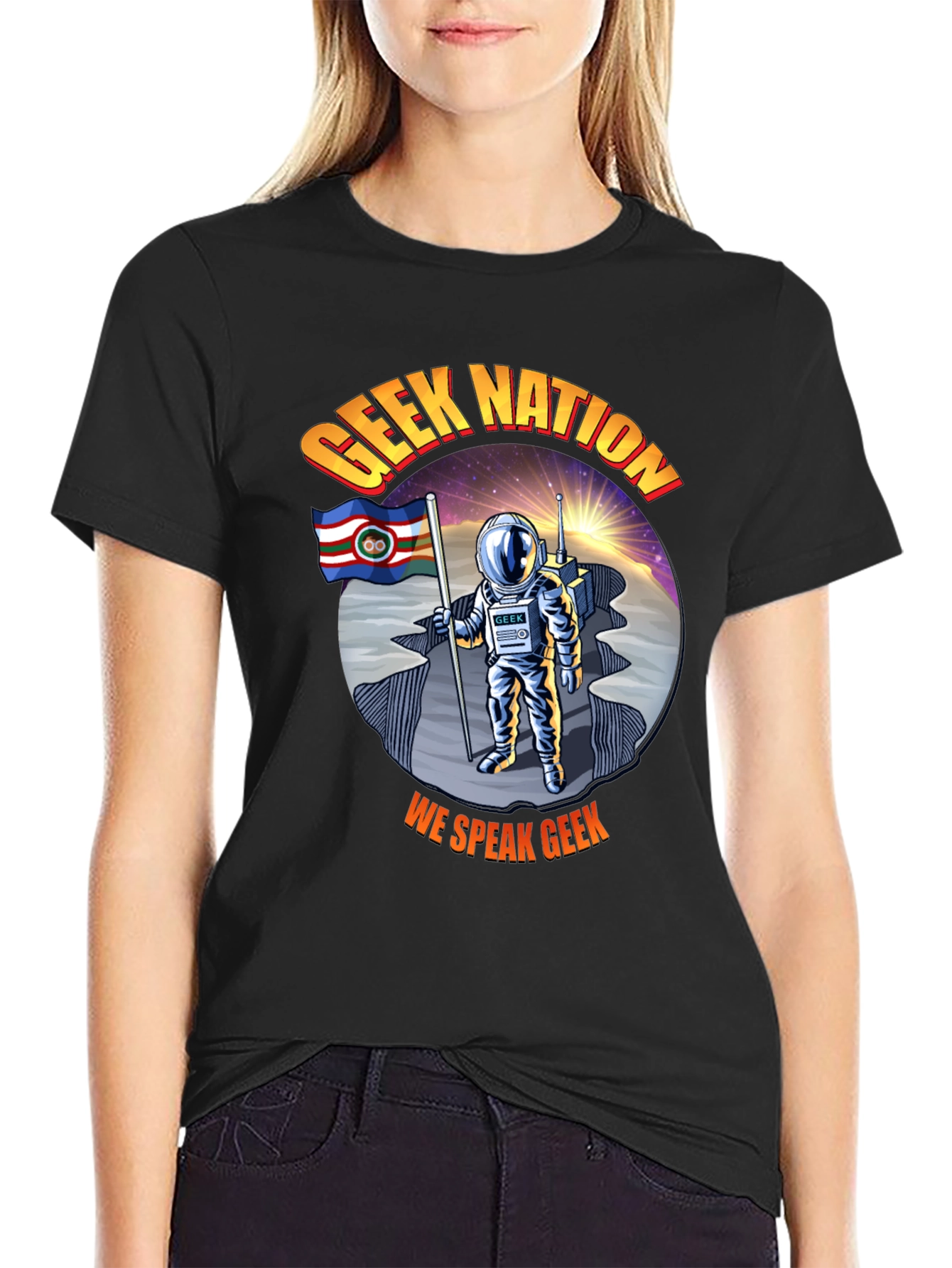 Geek Nation T-Shirt: Astronaut Design