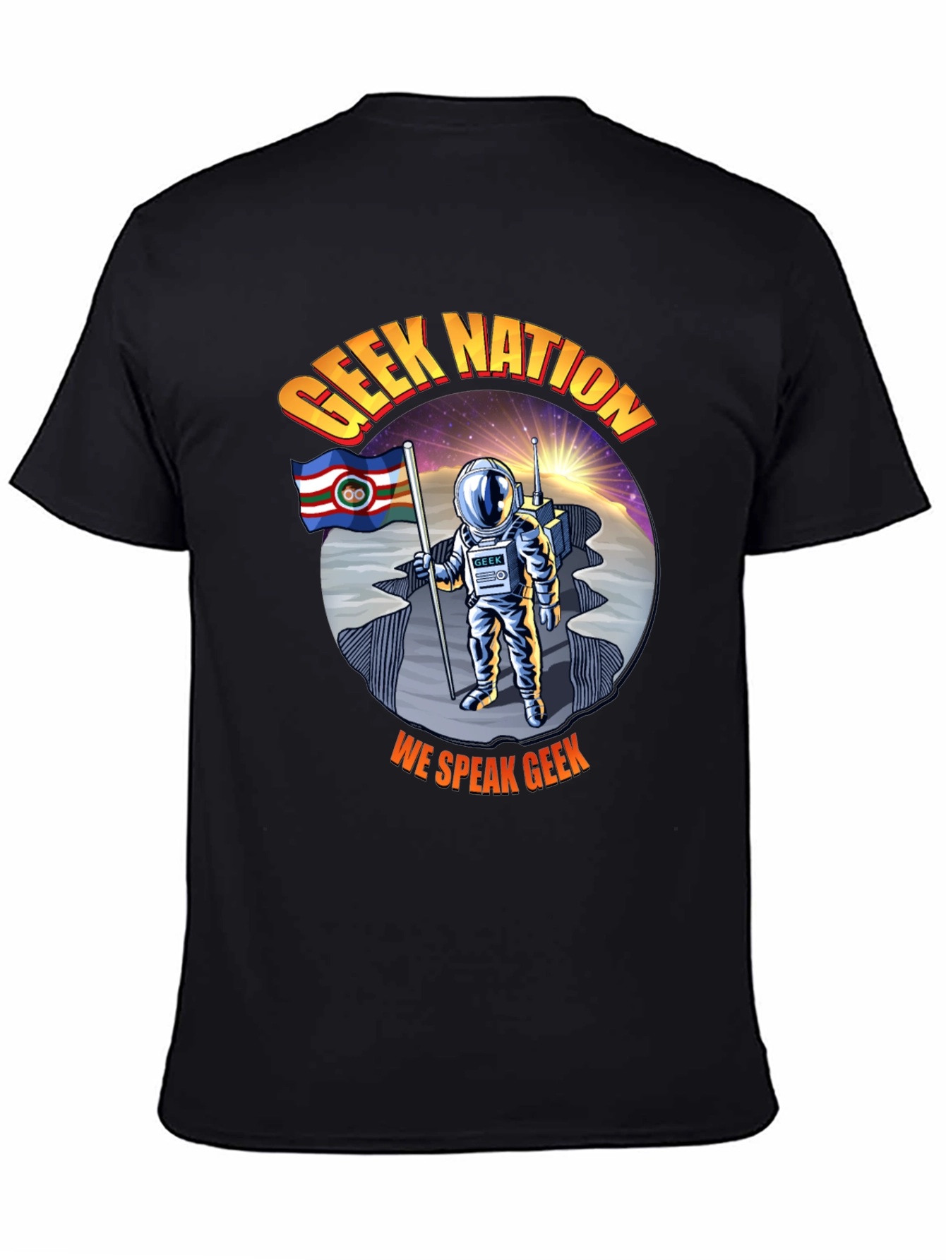 Geek Nation T-Shirt: Astronaut Design