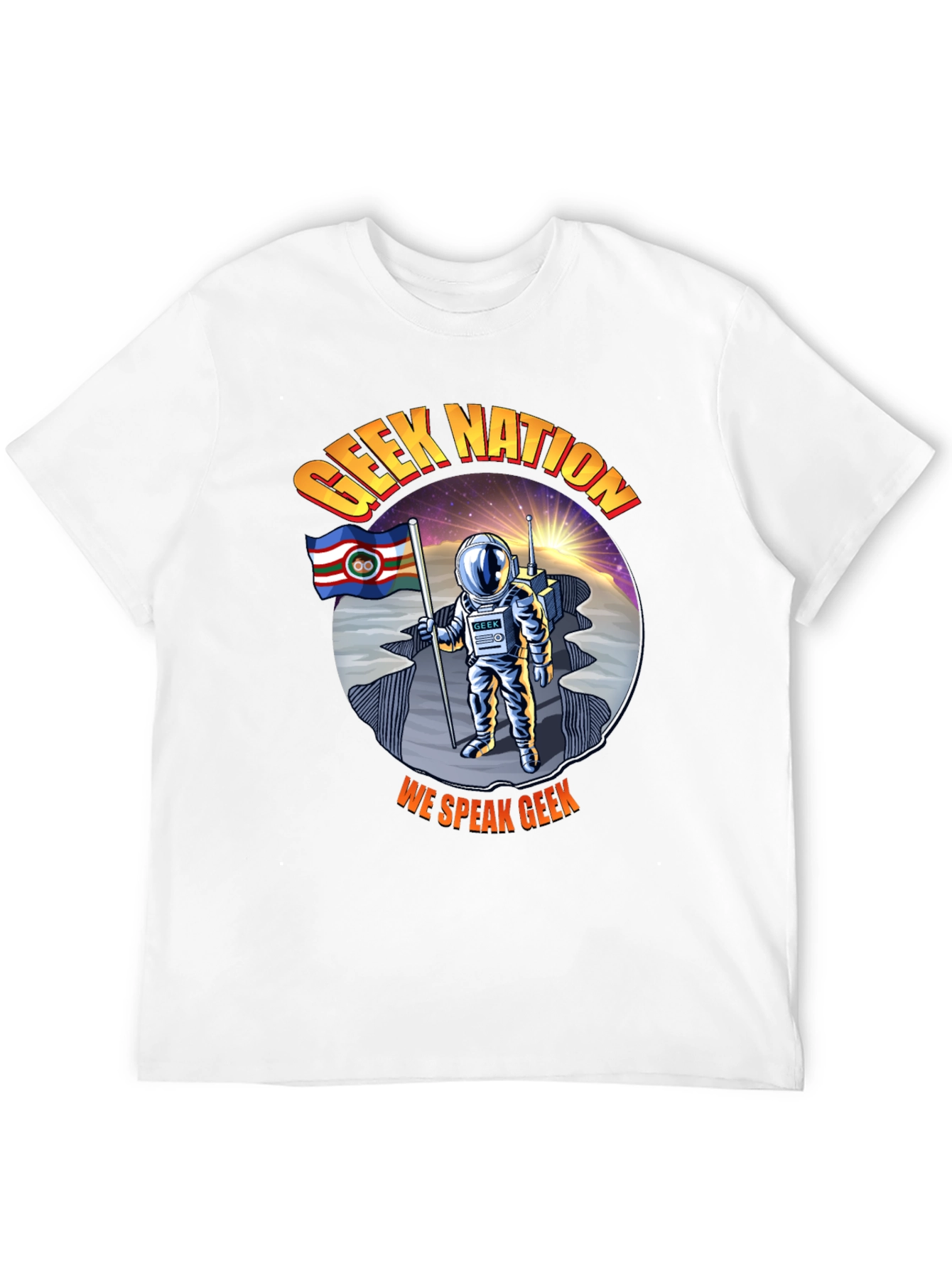 Geek Nation T-Shirt: Astronaut Design