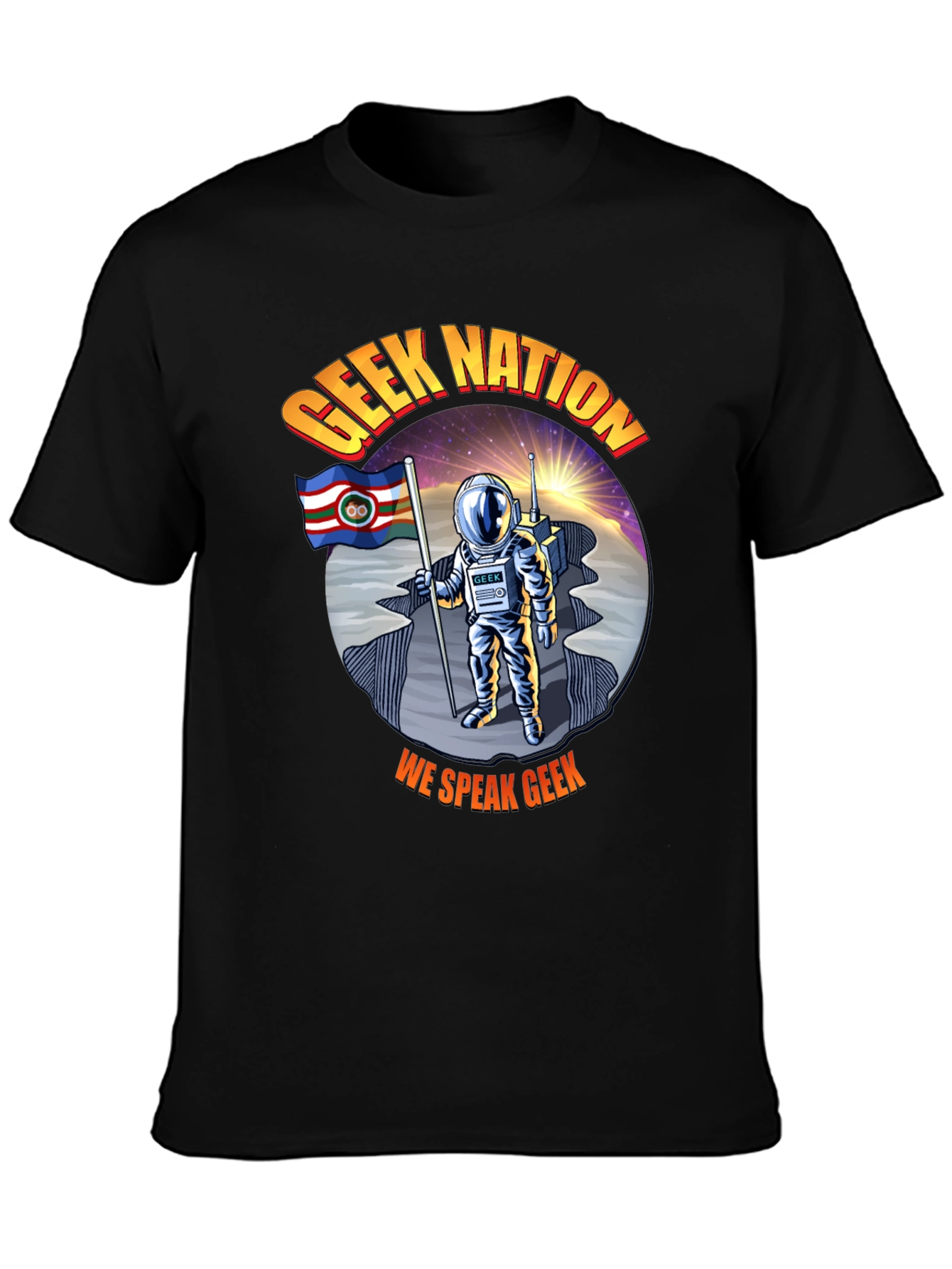 Geek Nation T-Shirt: Astronaut Design