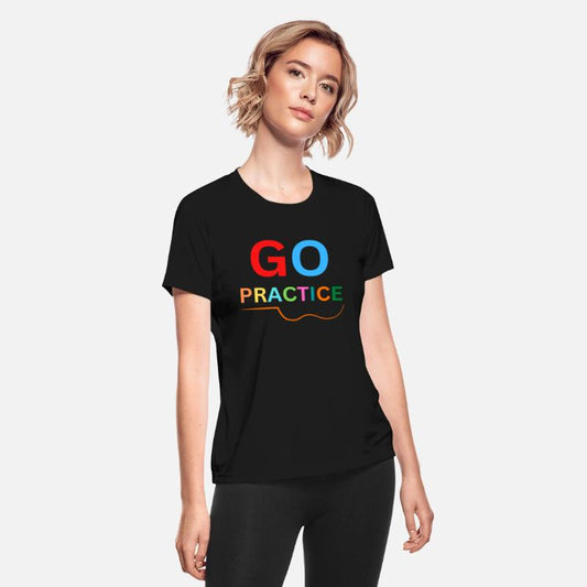 Practice Violin - Go Practice- Rainbow Text