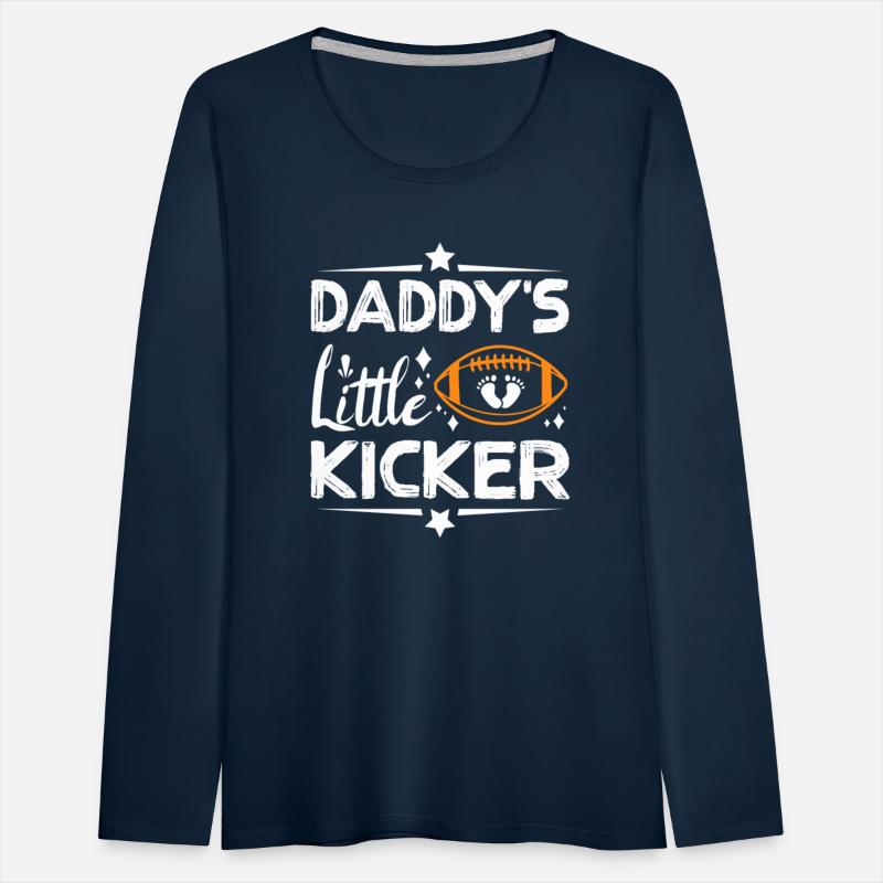 Pregnancy Football Daddy's little kicker