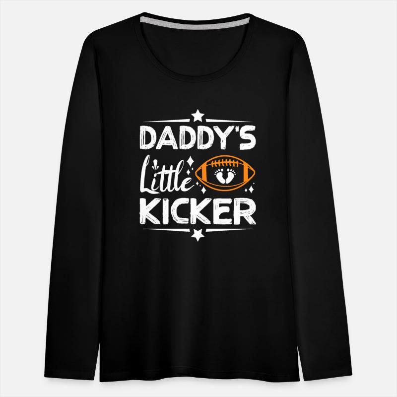 Pregnancy Football Daddy's little kicker