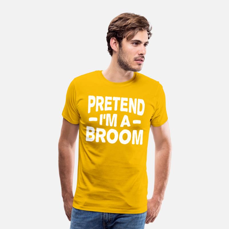 Pretend I'm A Broom Easy Lazy Halloween Costume
