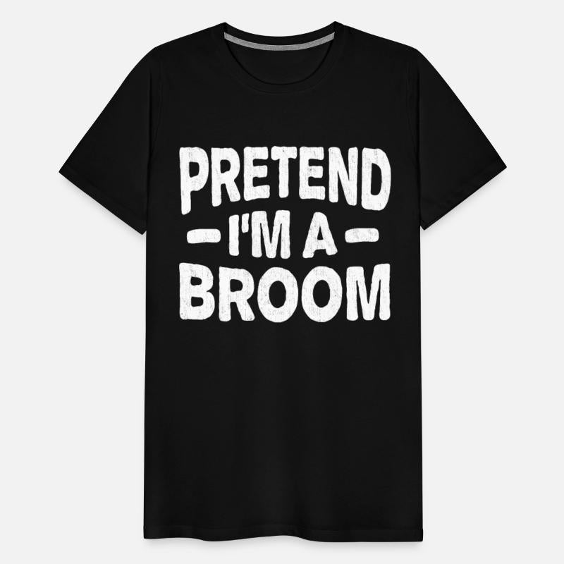 Pretend I'm A Broom Easy Lazy Halloween Costume
