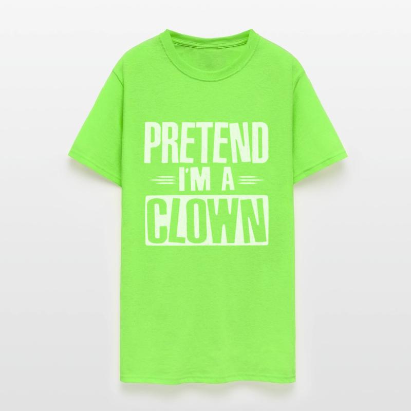 Pretend I'm A Clown Easy Lazy Halloween Costume