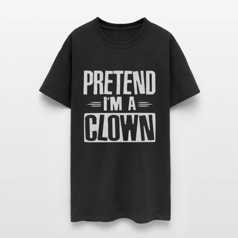Pretend I'm A Clown Easy Lazy Halloween Costume