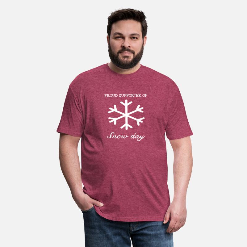 proud supporter of snow day Christmas Snow flake