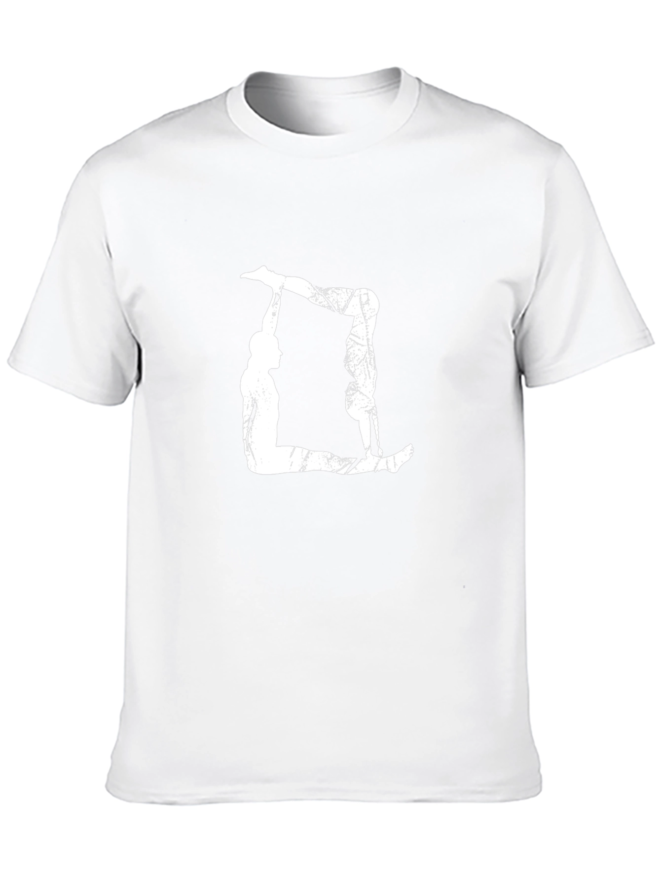 Acrobatic Duo Graphic Tee - Black Cotton T-Shirt
