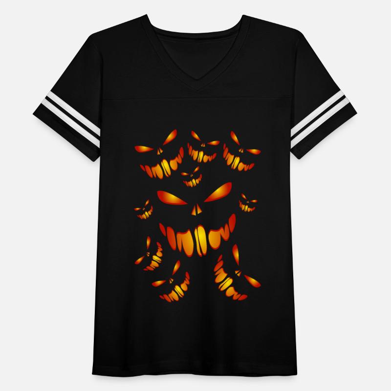 Pumpkins Face Happy Halloween Day