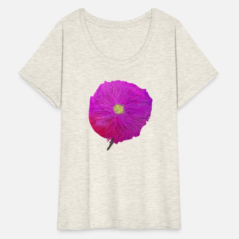 Purple Wild Flower, Primitive, Folk Art