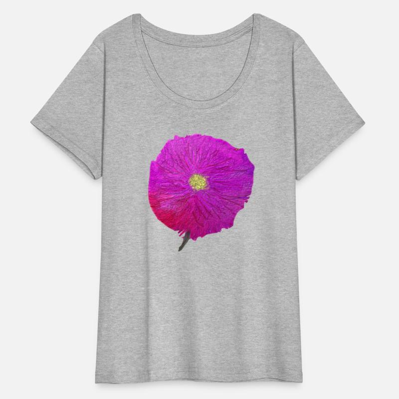 Purple Wild Flower, Primitive, Folk Art