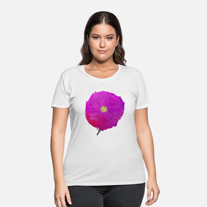 Purple Wild Flower, Primitive, Folk Art