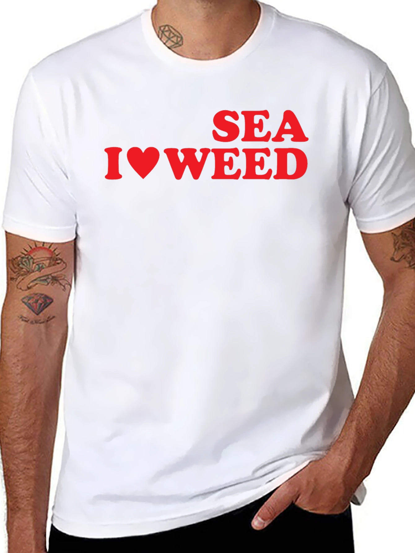 I Love Weed T-Shirt - Funny Slogan Tee