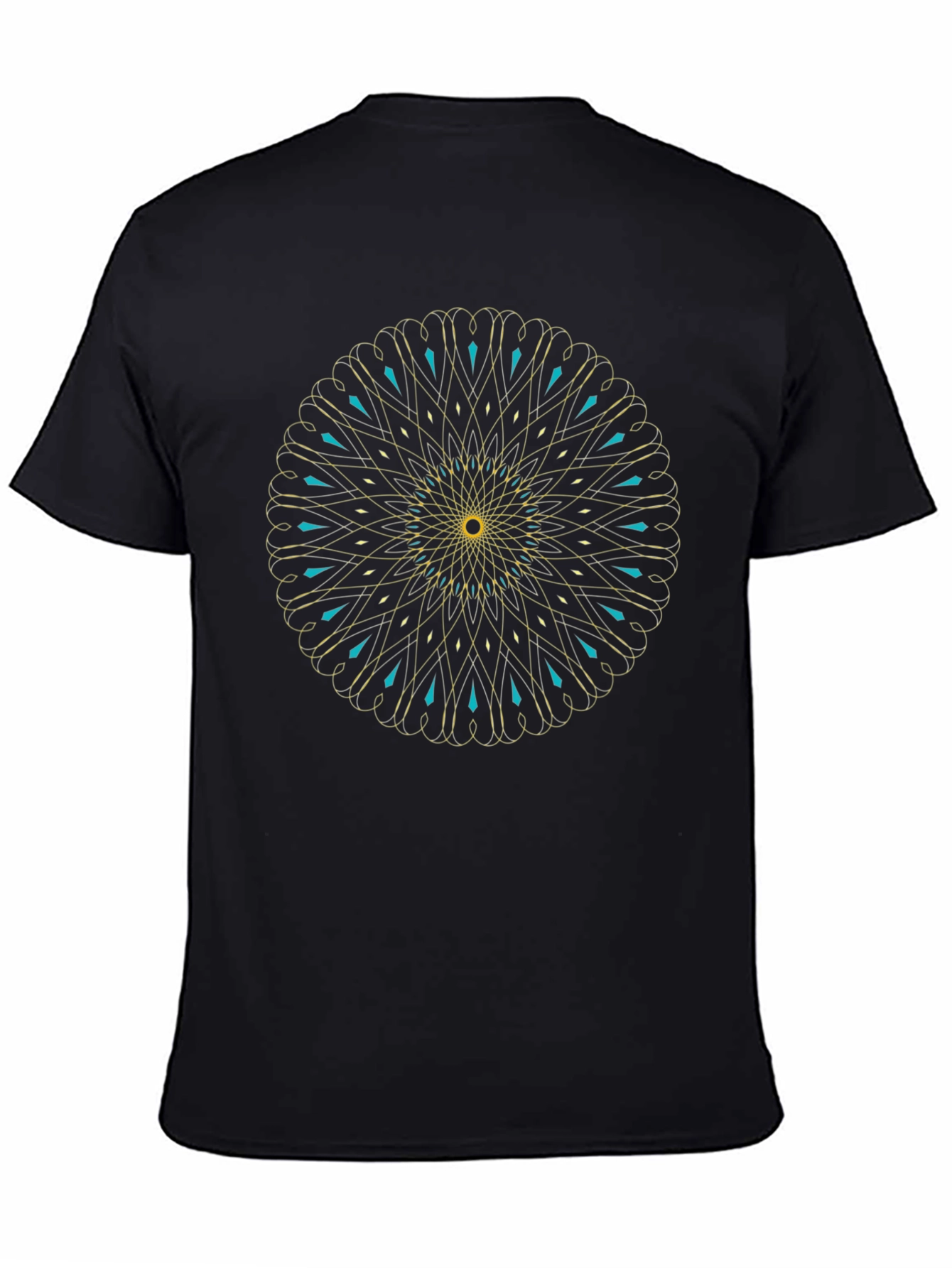 Geometric Mandala Graphic Tee - Stylish & Unique Design