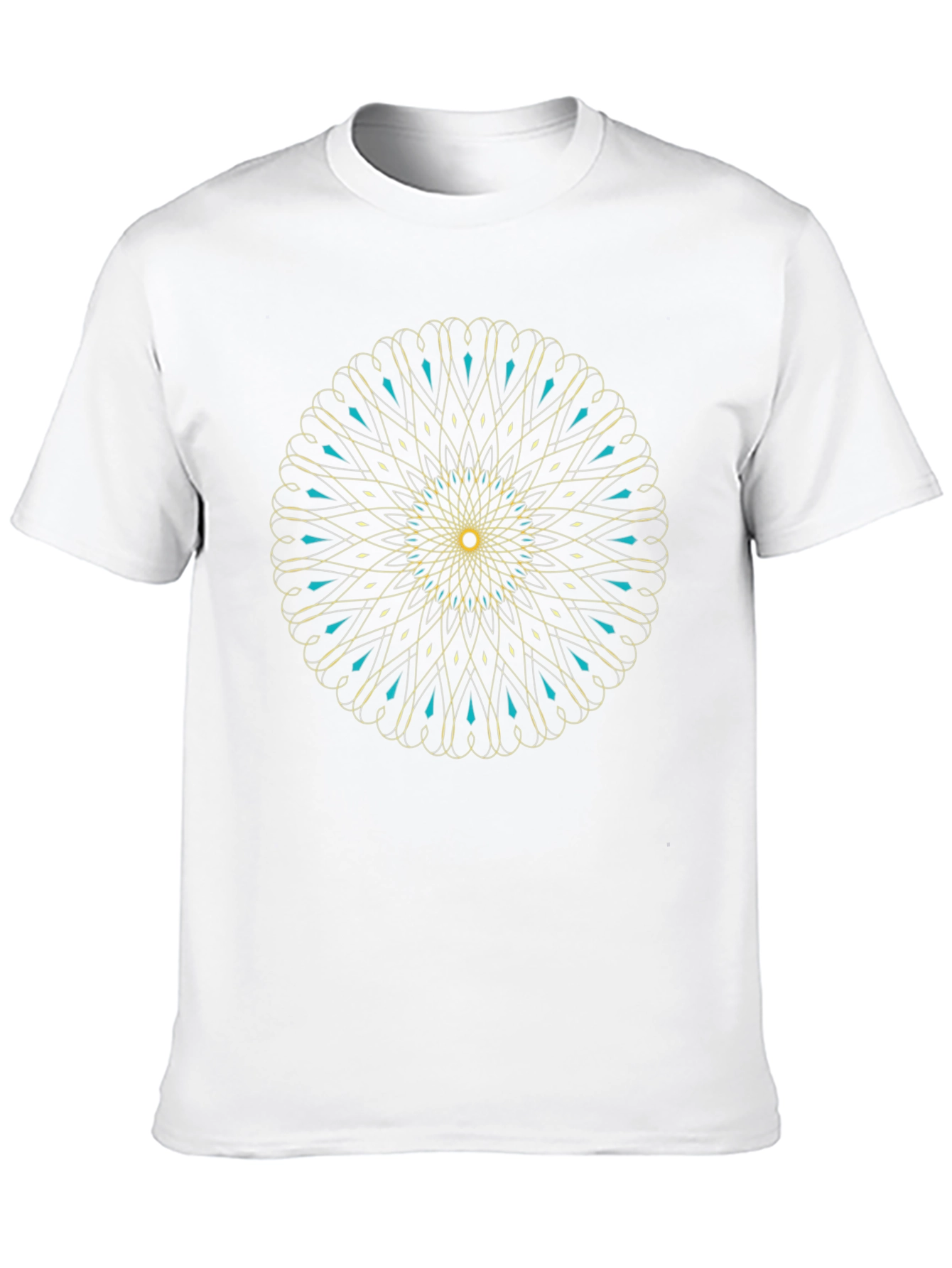 Geometric Mandala Graphic Tee - Stylish & Unique Design