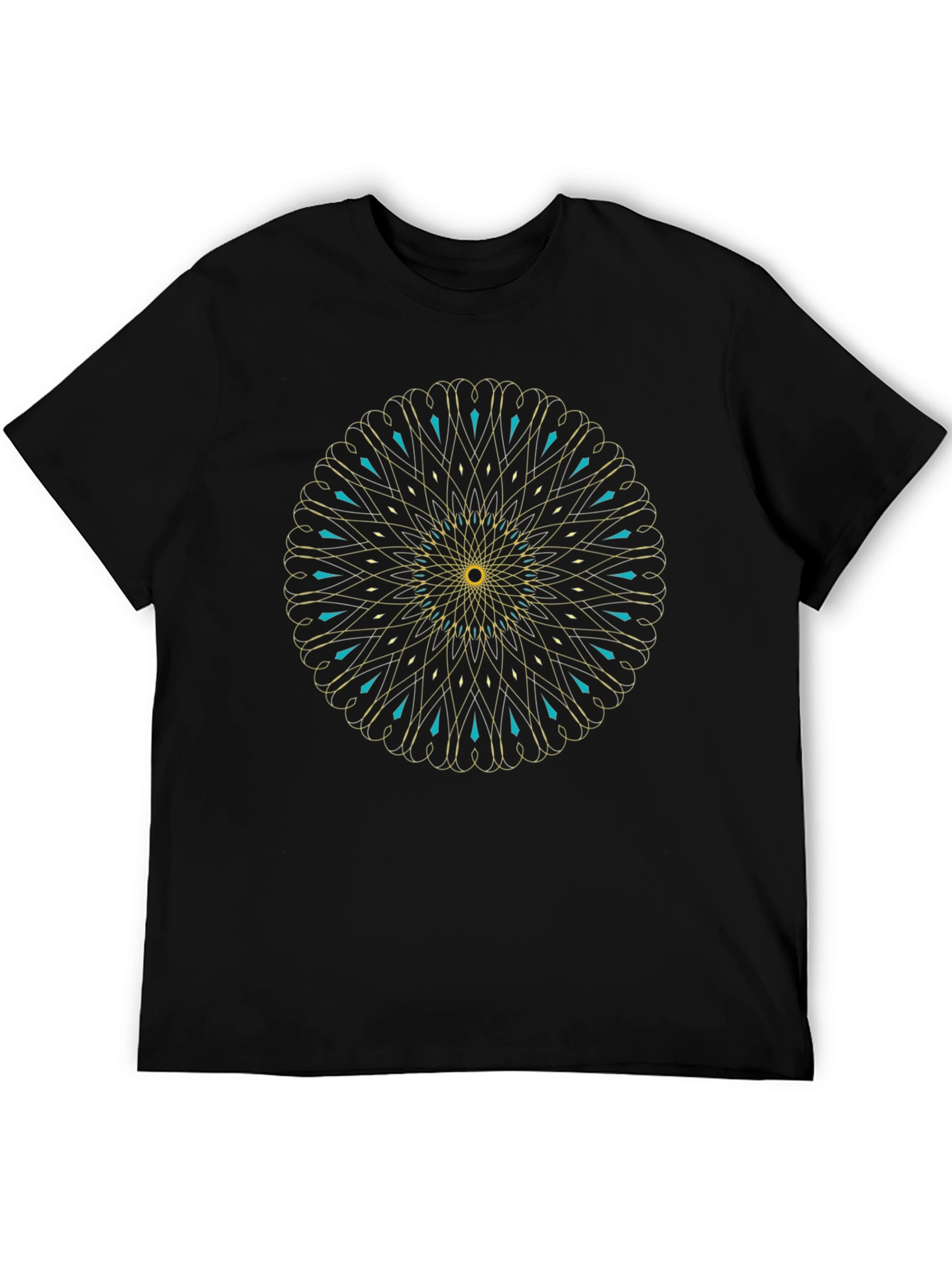 Geometric Mandala Graphic Tee - Stylish & Unique Design
