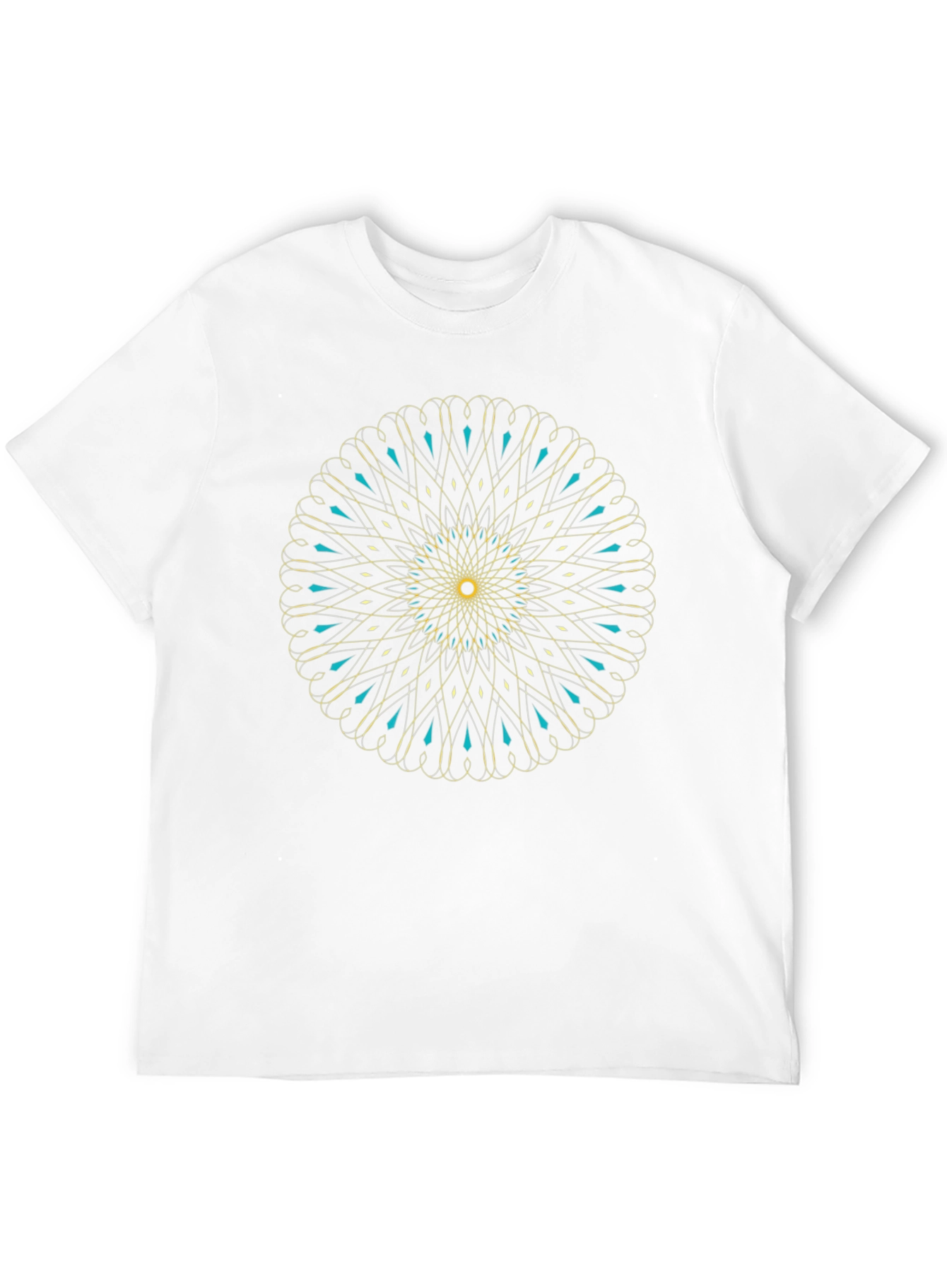 Geometric Mandala Graphic Tee - Stylish & Unique Design