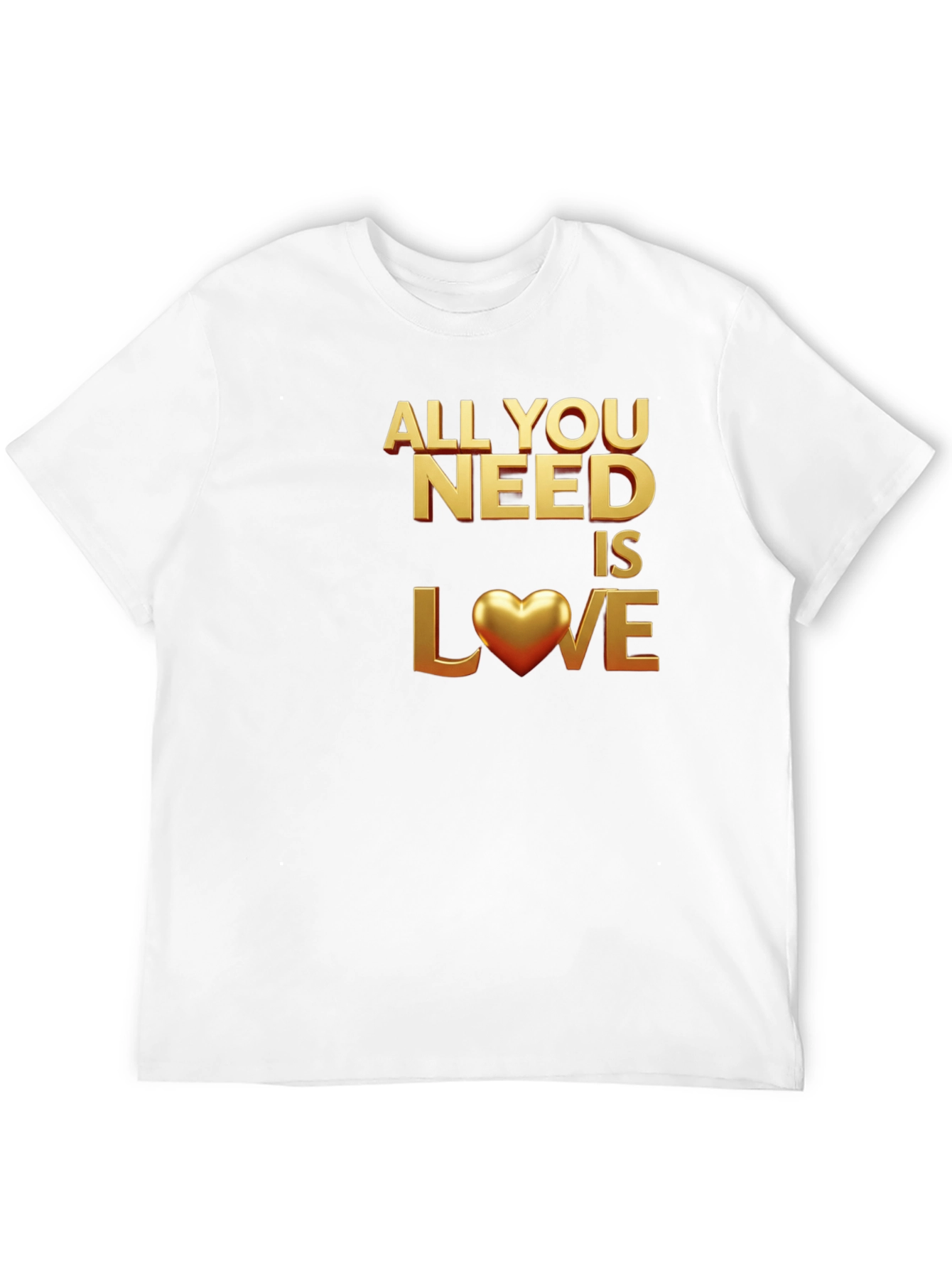 All You Need is Love - Black Graphic Tee