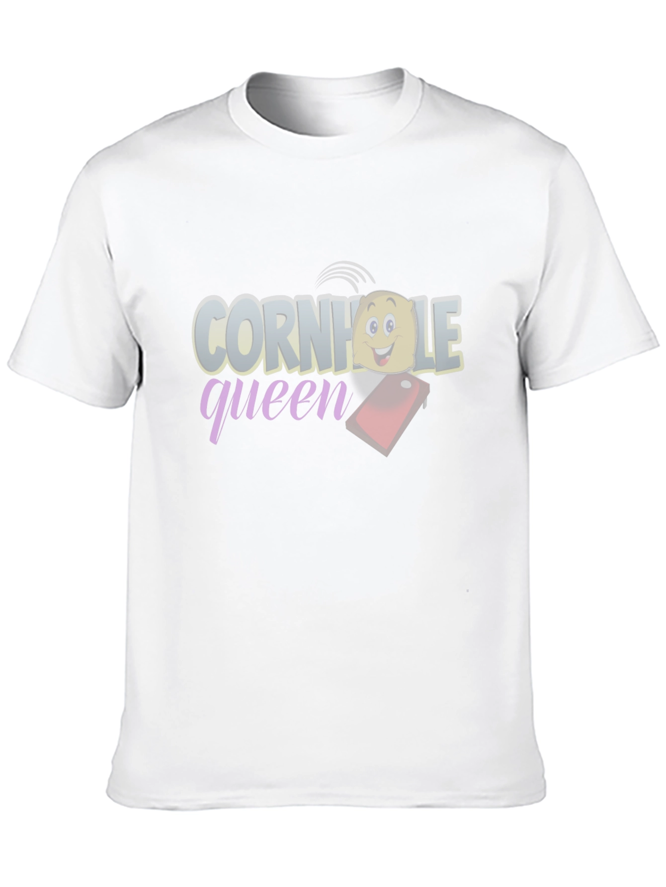 Cornhole Queen Black T-Shirt