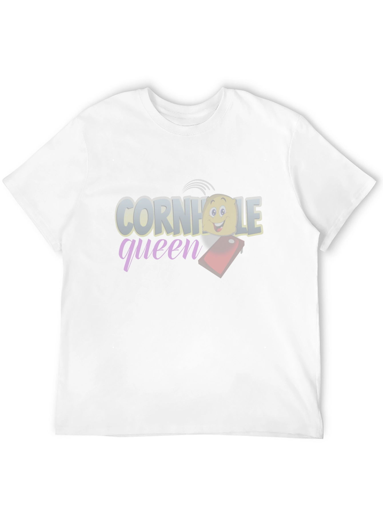 Cornhole Queen Black T-Shirt