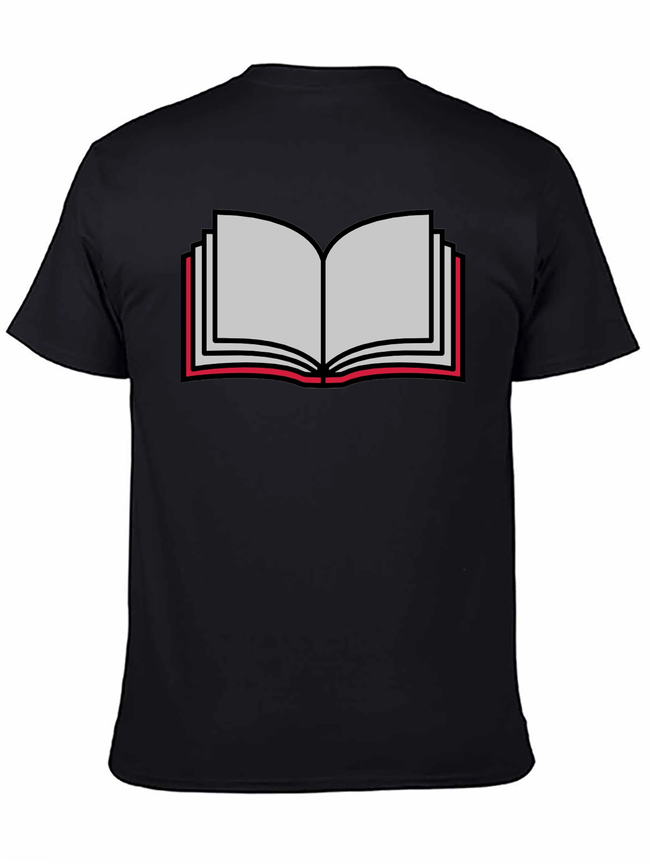 Book Lovers Tee - Open Book Graphic T-Shirt
