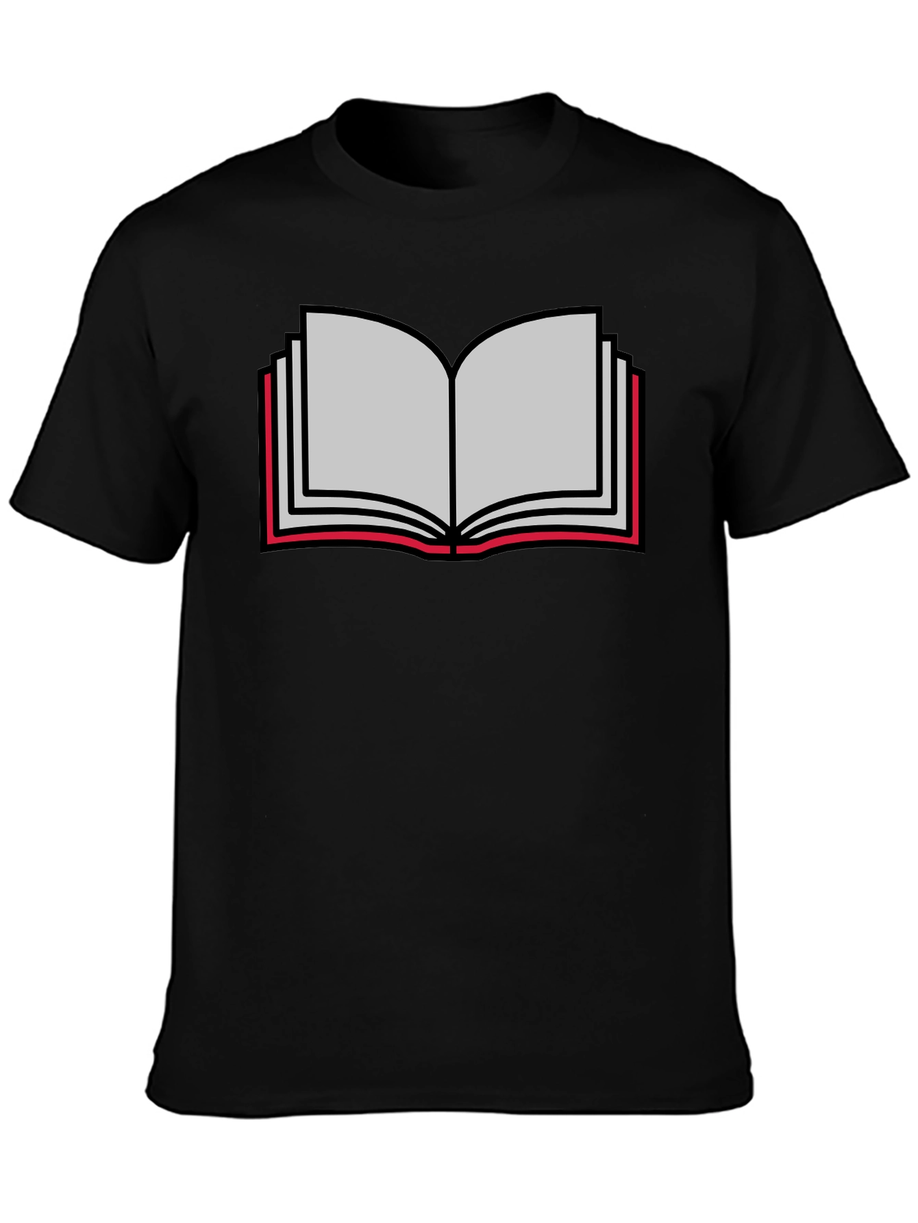 Book Lovers Tee - Open Book Graphic T-Shirt