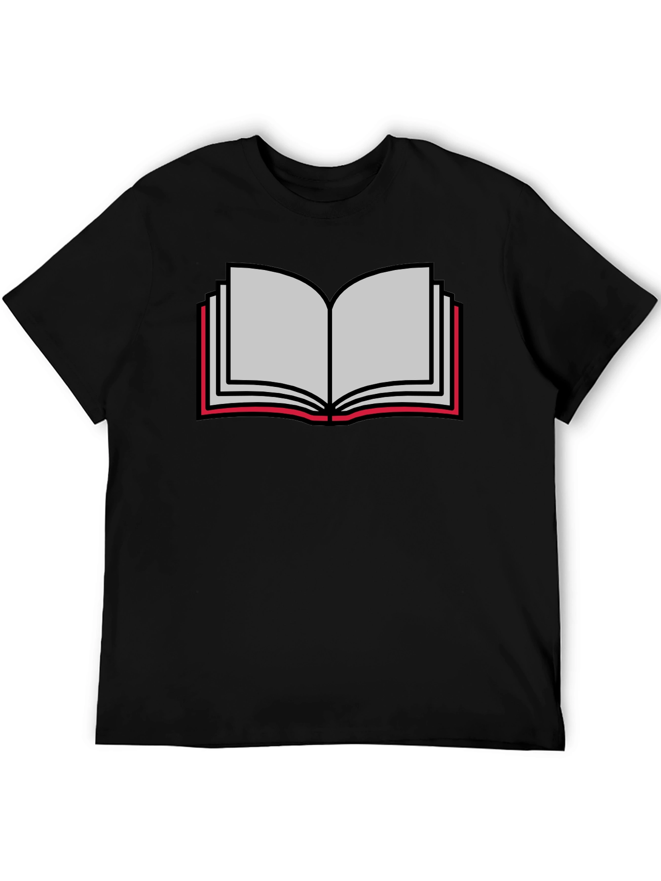 Book Lovers Tee - Open Book Graphic T-Shirt