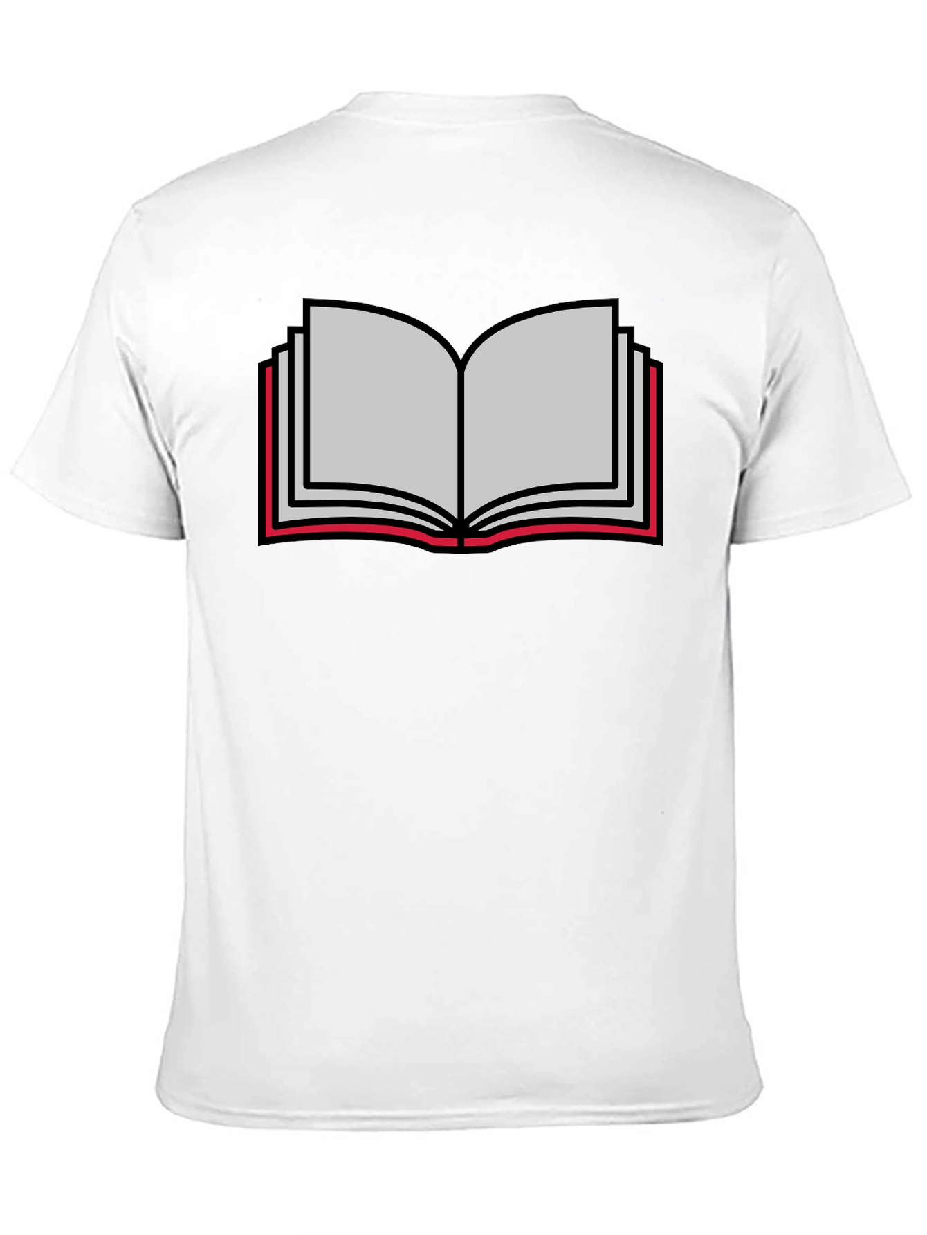 Book Lovers Tee - Open Book Graphic T-Shirt