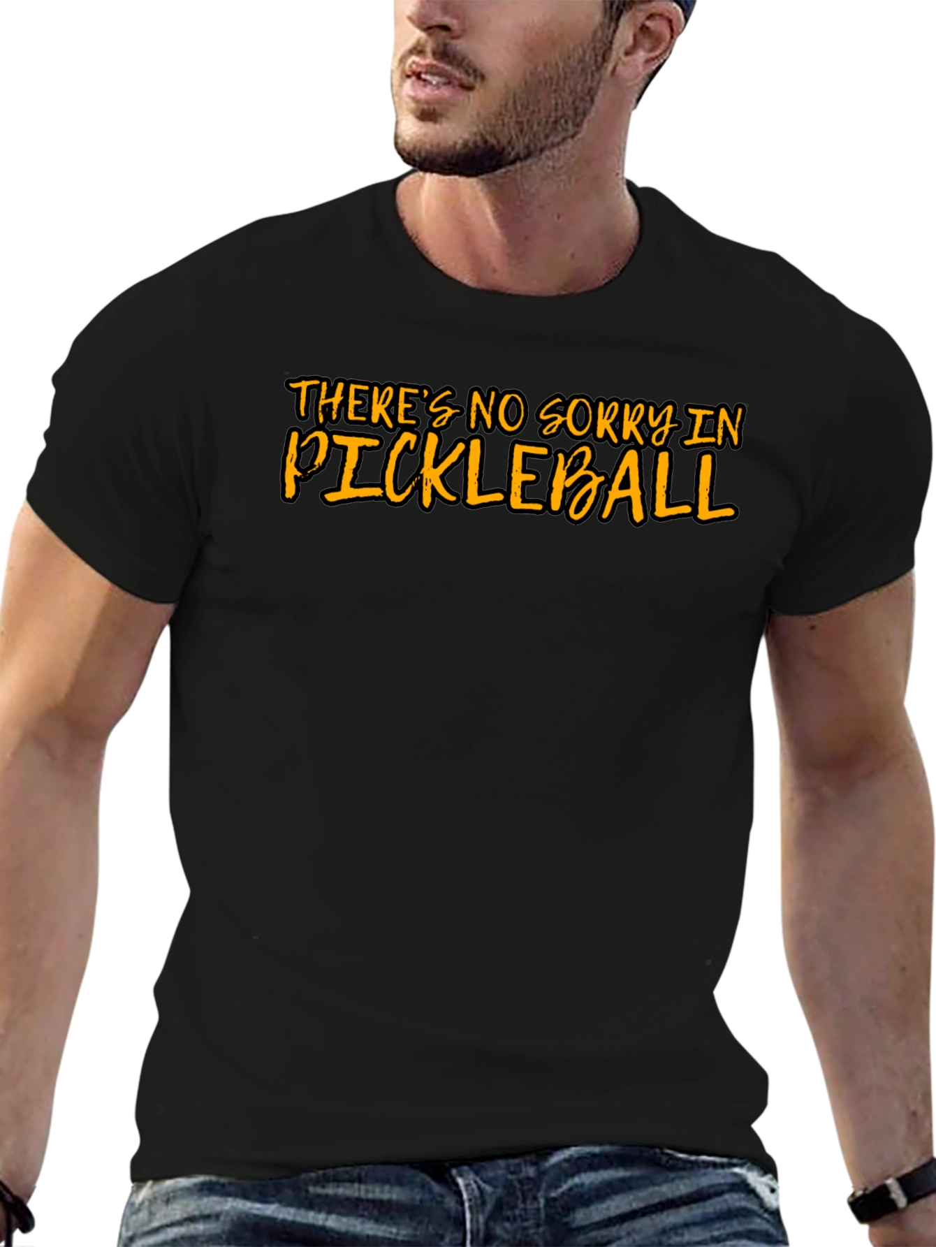 Funny Pickleball T-Shirt - Theres No Sorry