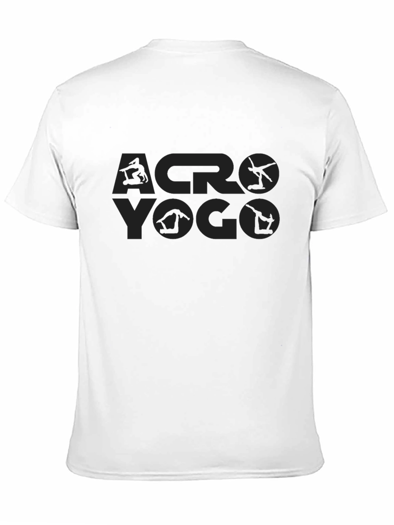 Acro Yoga Black T-Shirt - Balance & Strength