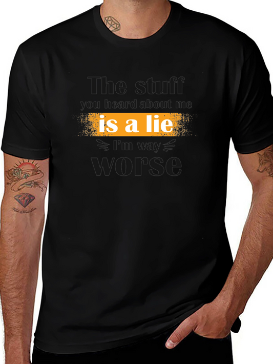 Funny T-Shirt: This Stuff Is A Lie - Gamer Humor Tee