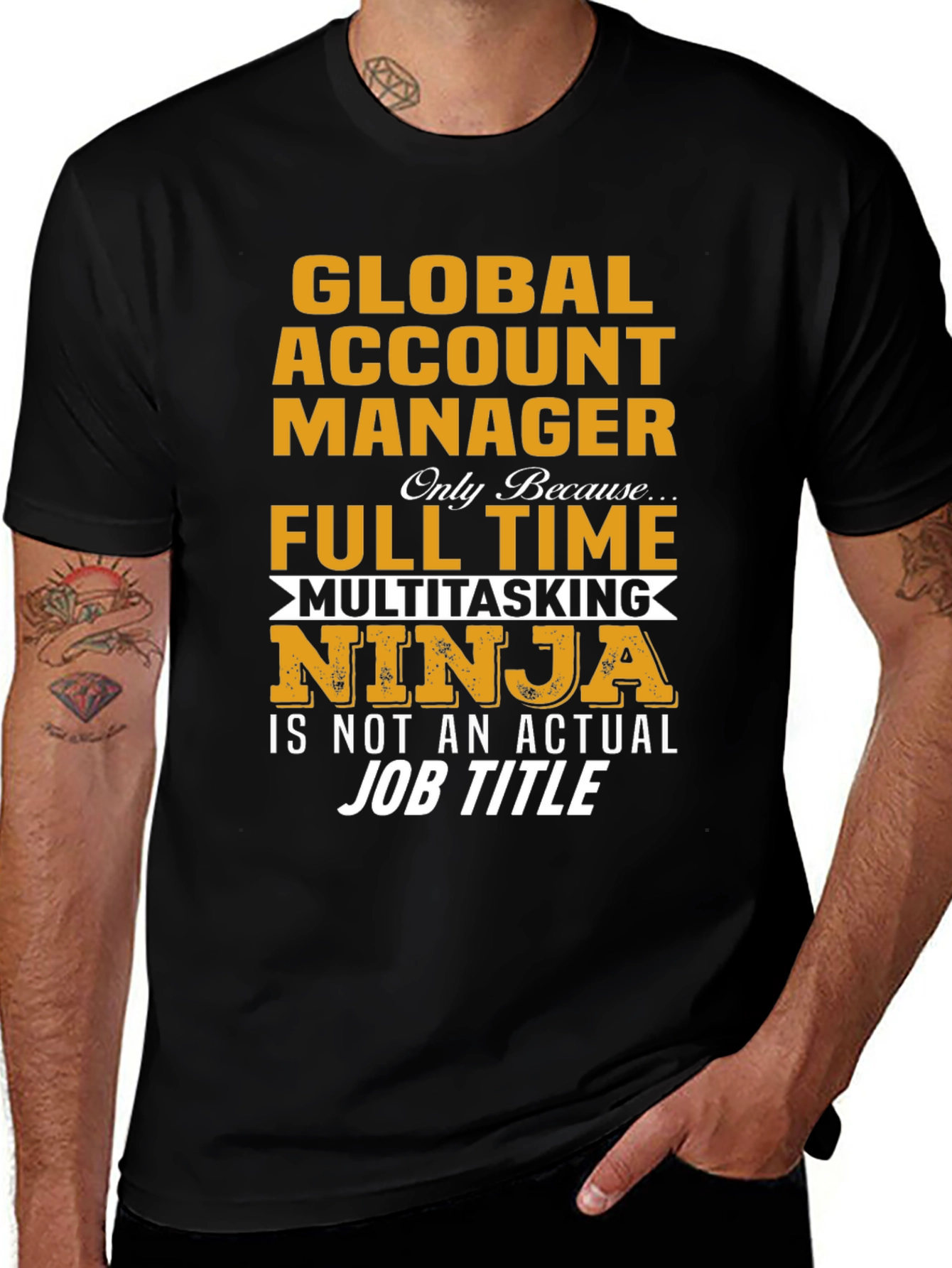 Global Account Manager Ninja T-Shirt