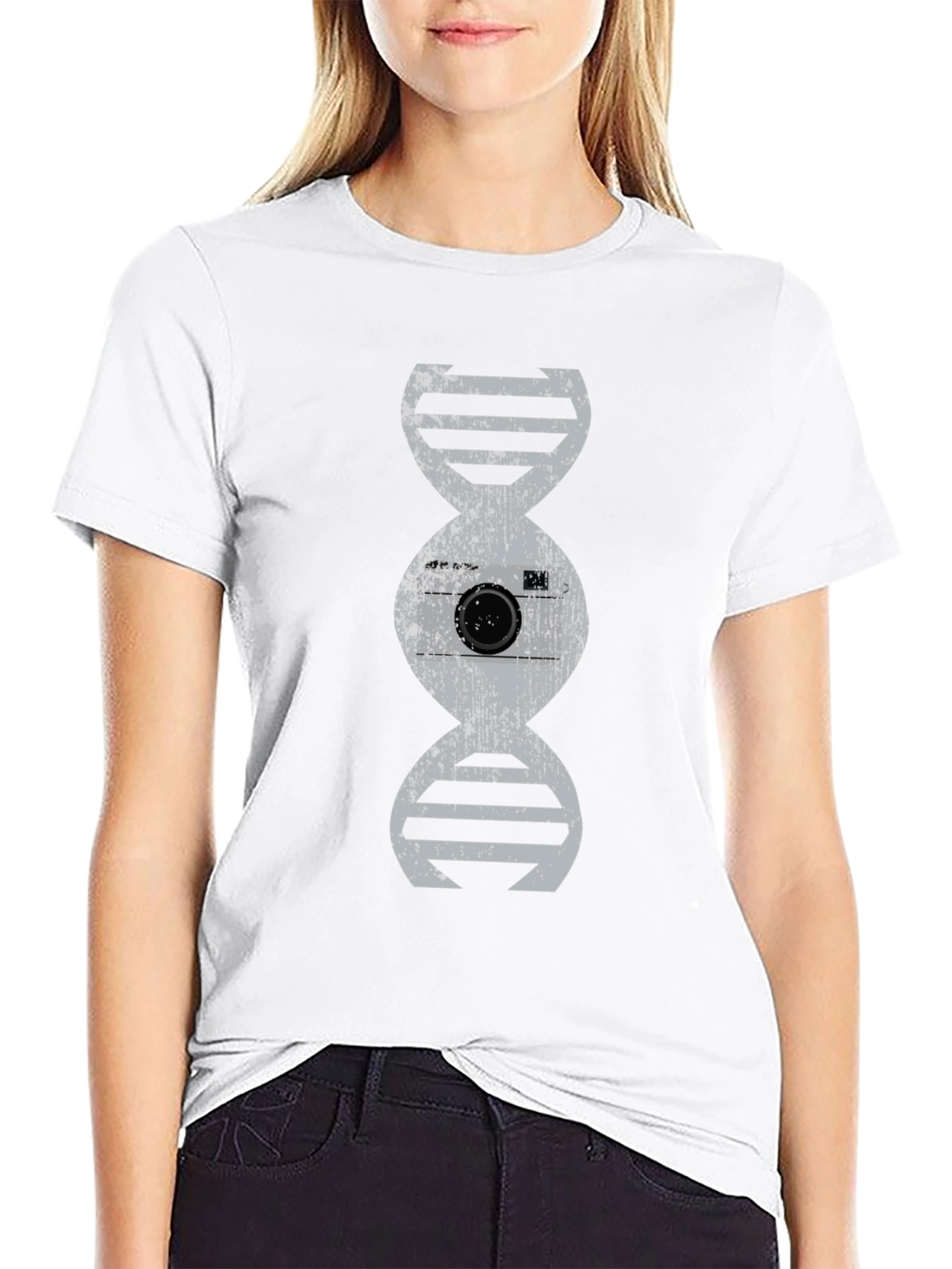 DNA Camera T-Shirt - Photography Enthusiast Tee