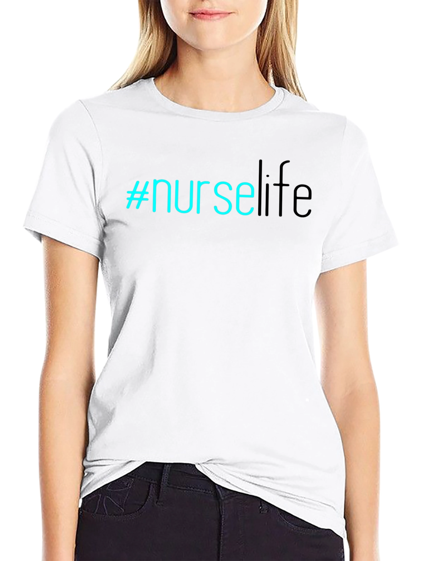 #NurseLife T-Shirt - Black Comfortable Stylish