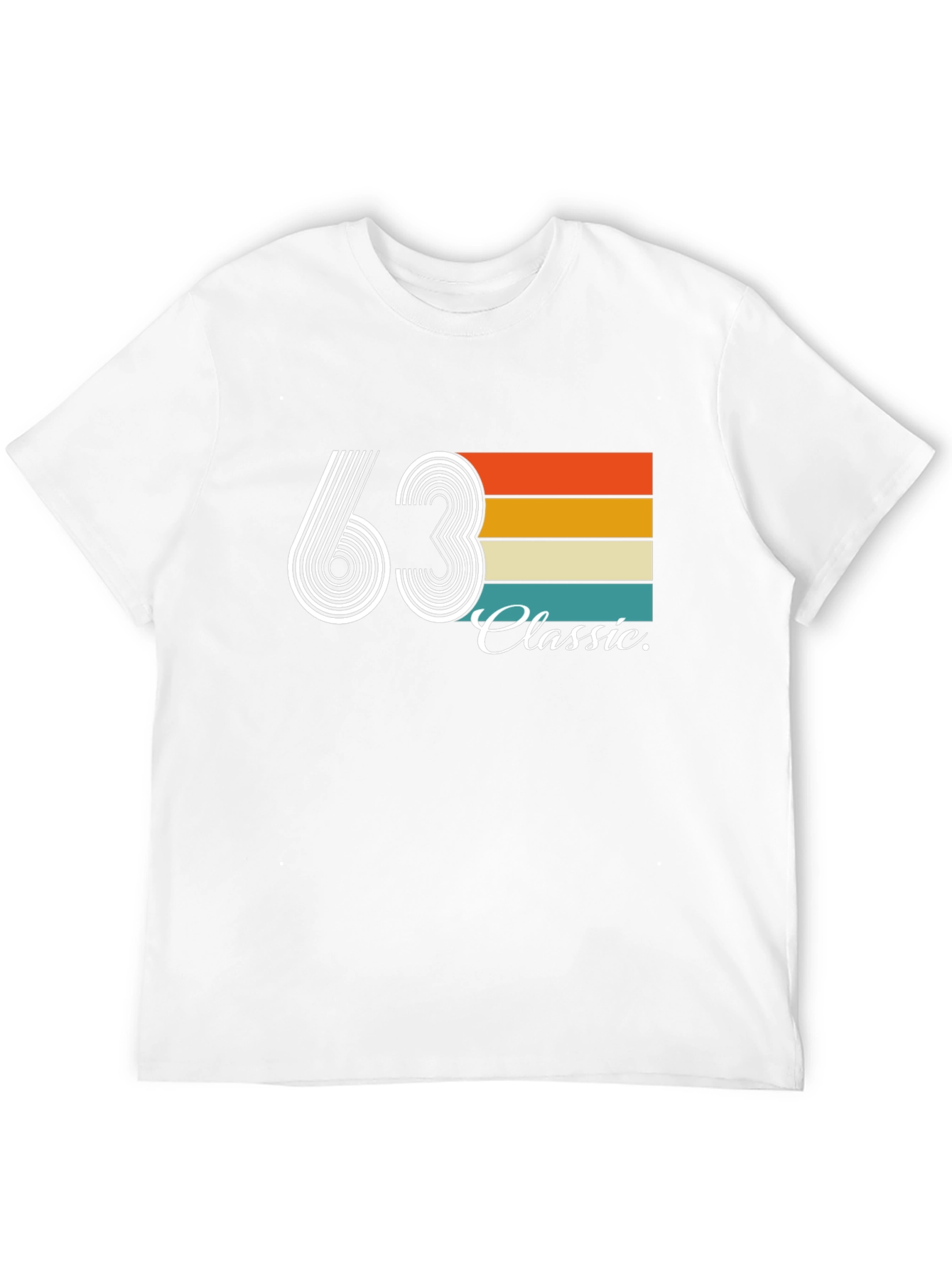 63 Classic Retro Style Graphic Tee - Black